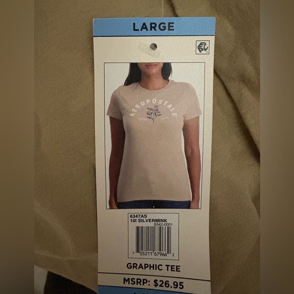 Aeropostale Classic Crew Tee L - Picture 4 of 4
